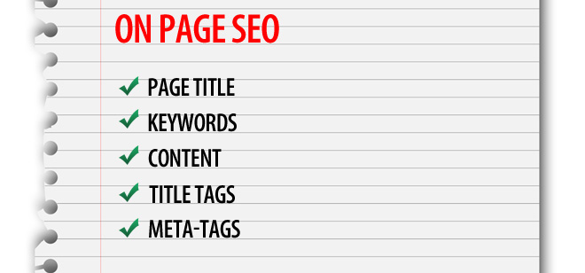How we should properly do on page SEO ?